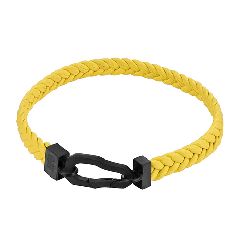 Pulsera CAT Tejido Amarillo