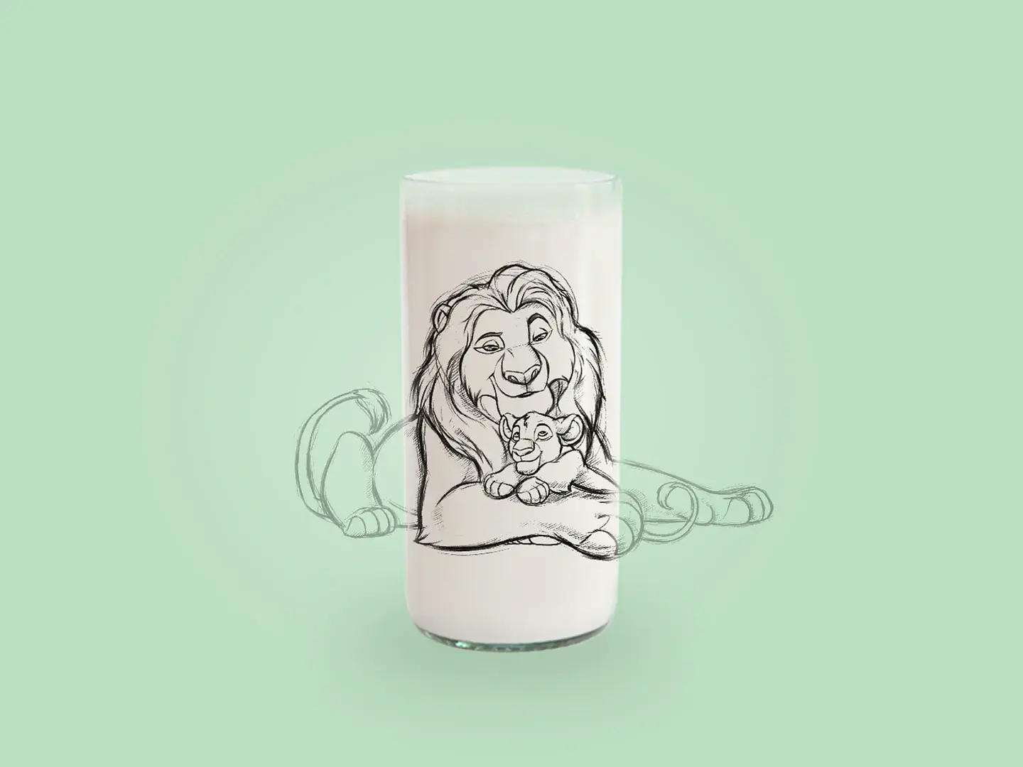 Disney Clásicos: Sketch - Juego de 6 Vasos - 500 ml 2