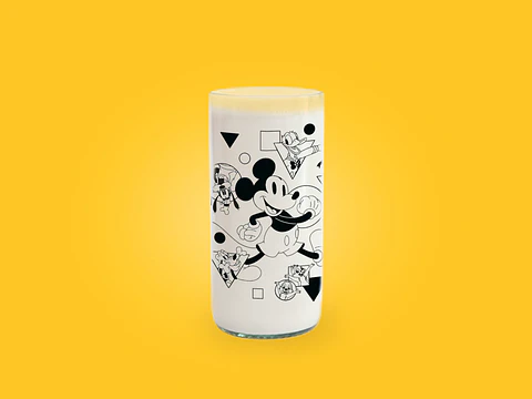 Mickey y Amigos Retro - Juego de 6 vasos - 500 ml