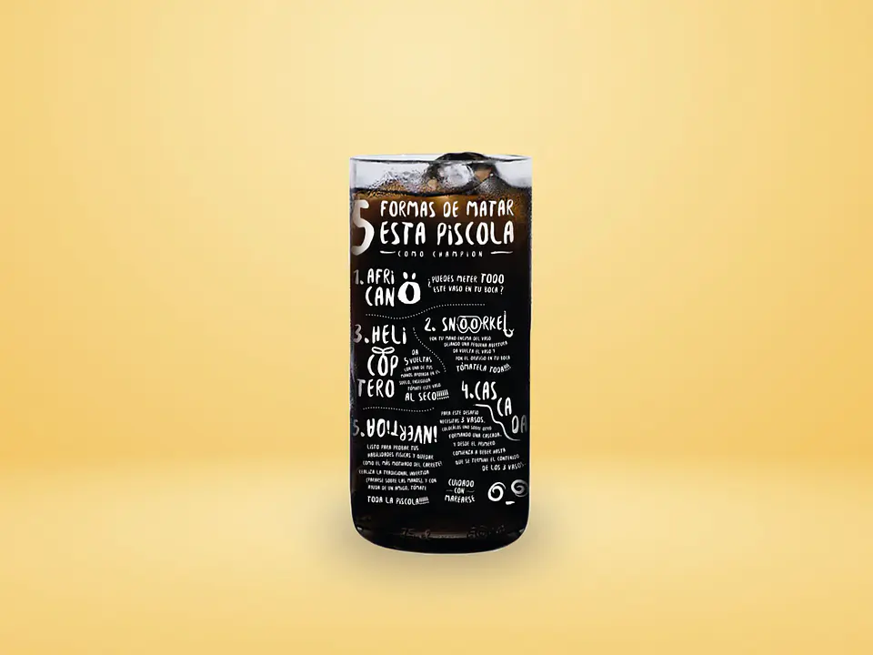 Piscoleros - Juego de 6 Vasos - 500 ml 6