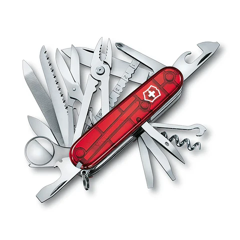 Navaja VICTORINOX Swiss Champ Red Transp.