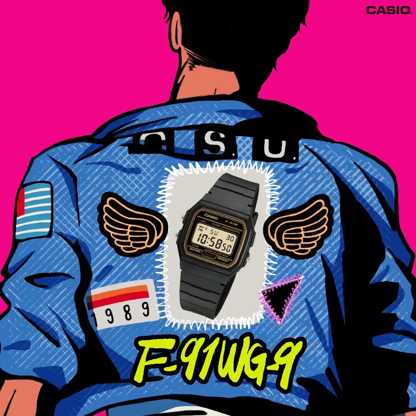 Reloj CASIO F-91WG-9 3
