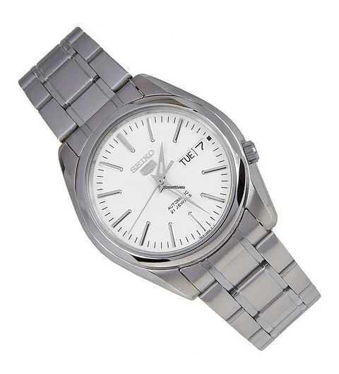 Reloj SEIKO 5 Automático SNKL41K1 Blanco