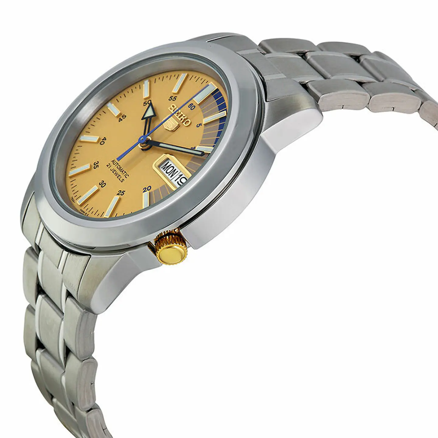 Reloj SEIKO 5 Automático SNKK29K1 Amarillo 2