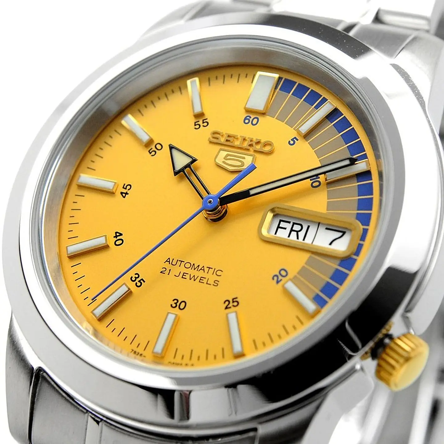 Reloj SEIKO 5 Automático SNKK29K1 Amarillo 3