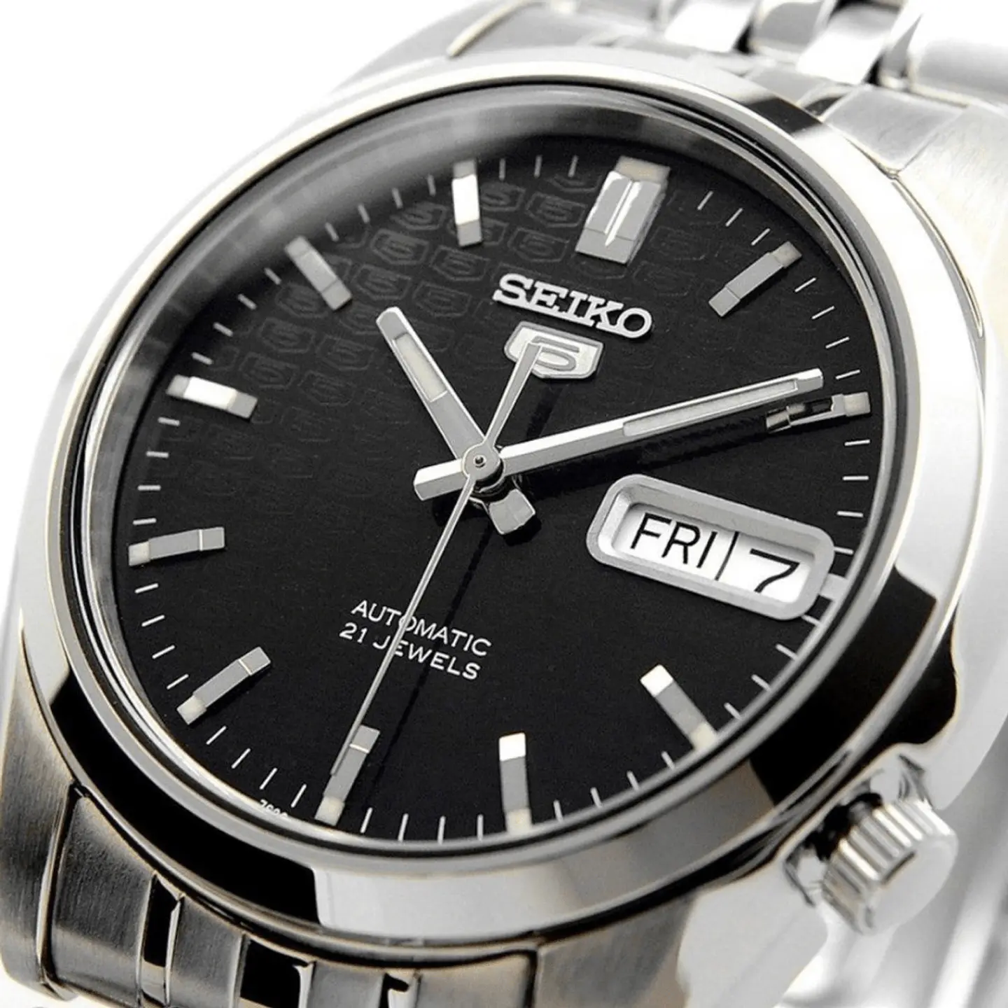 Reloj SEIKO 5 Automático SNK361K1 Negro 2