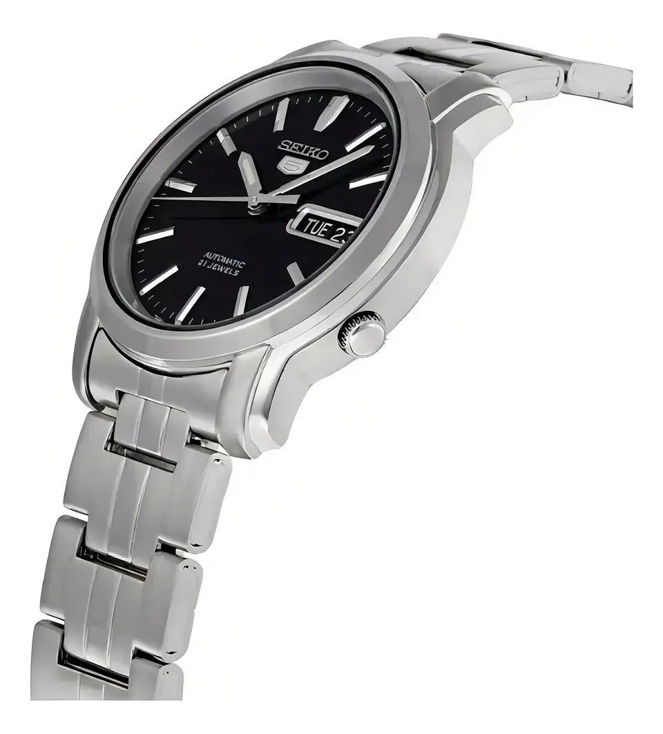 Reloj SEIKO 5 Automático SNKK71K1 Negro 2