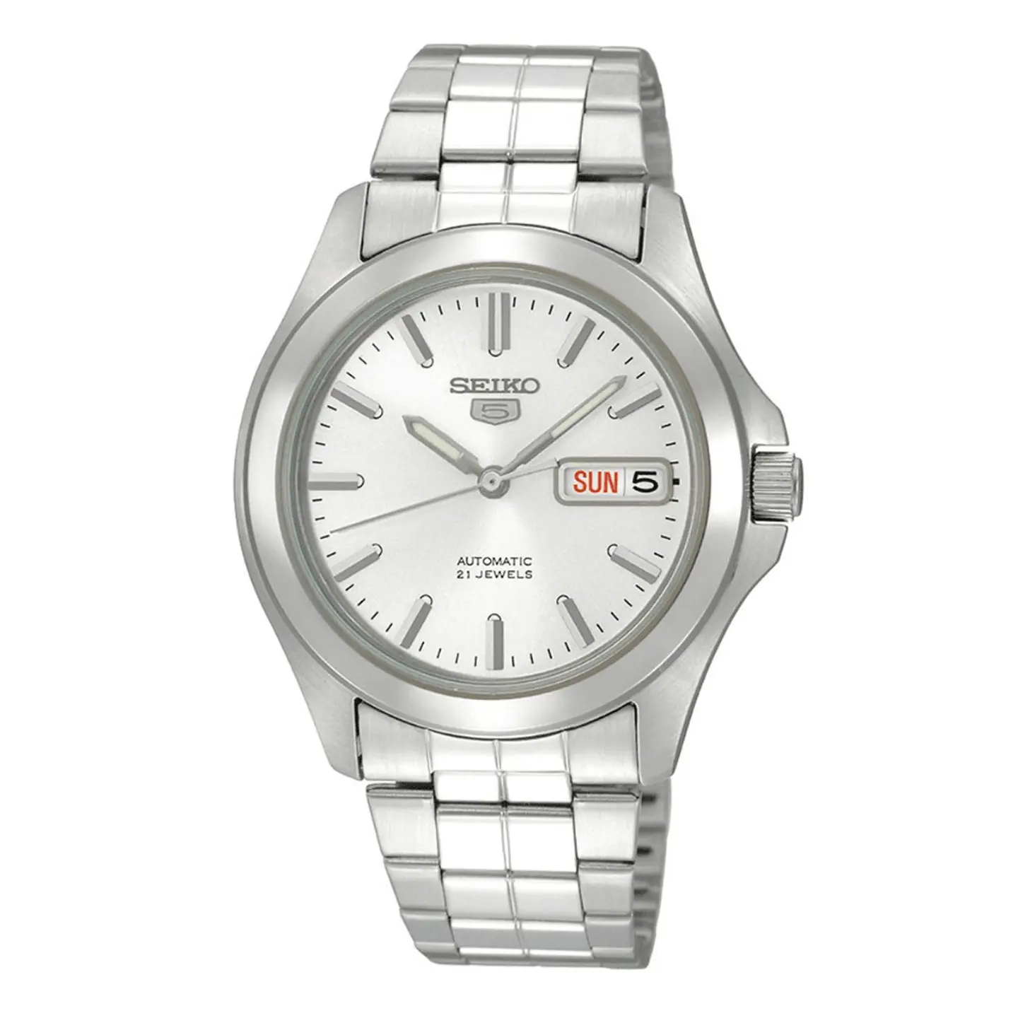 Reloj SEIKO 5 Automático SNKK87K1 Blanco 1