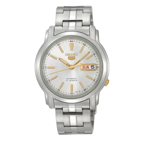 Reloj SEIKO 5 Automático SNKL77K1 Blanco
