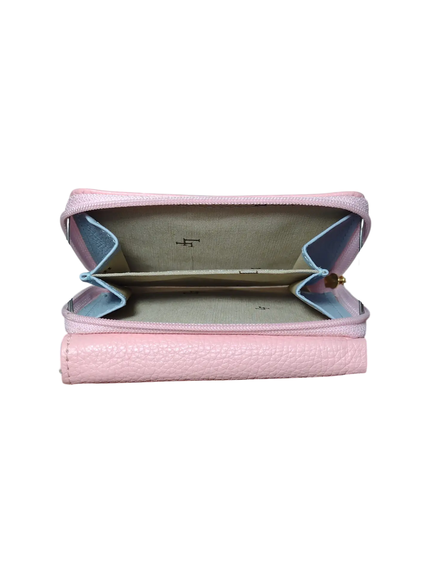 Billetera FASOLO Medium Rosado/Celeste 3
