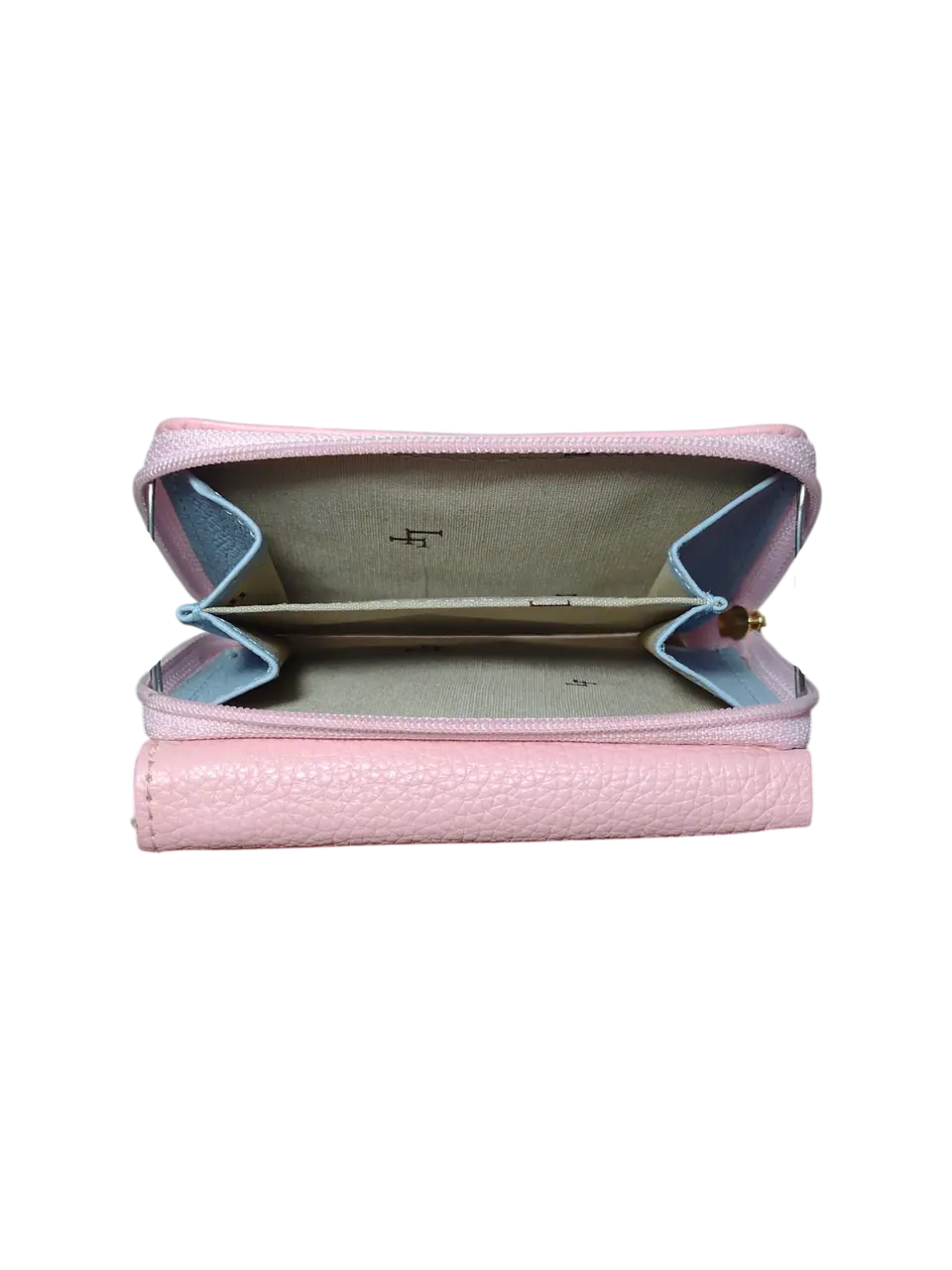Billetera FASOLO Medium Rosado/Celeste 3