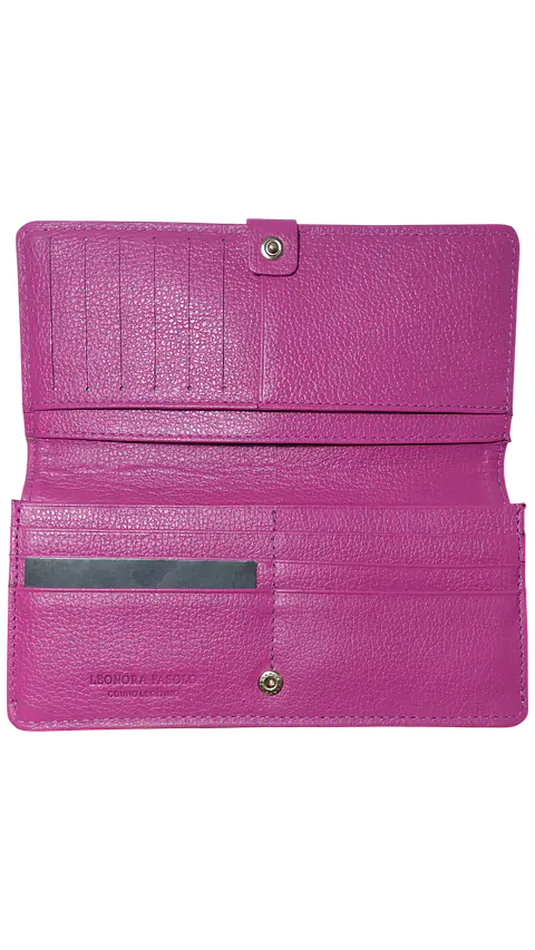 Billetera FASOLO Large Fucsia