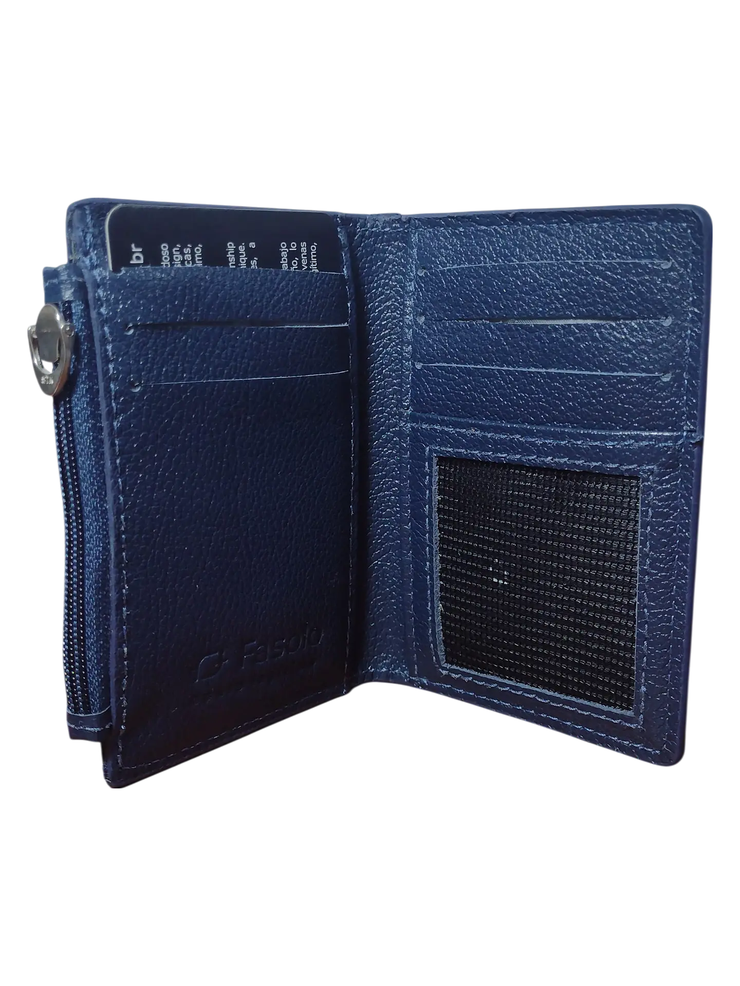 Billetera FASOLO Regular Azul Marino 2