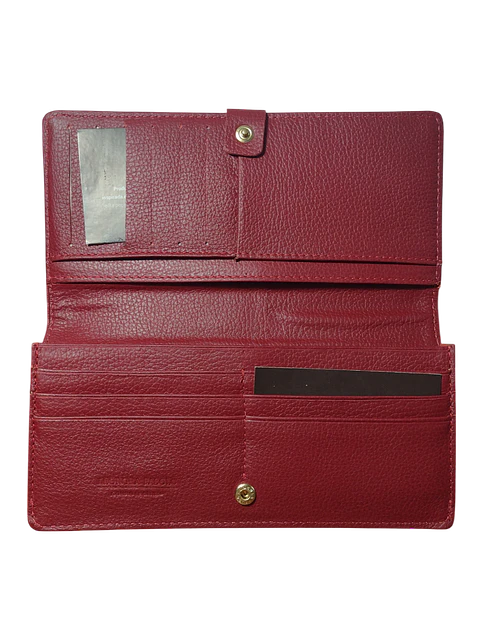 Billetera FASOLO Large Burdeo