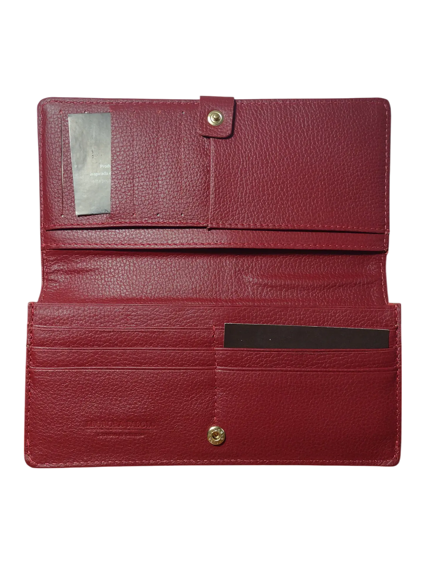 Billetera FASOLO Large Burdeo 2