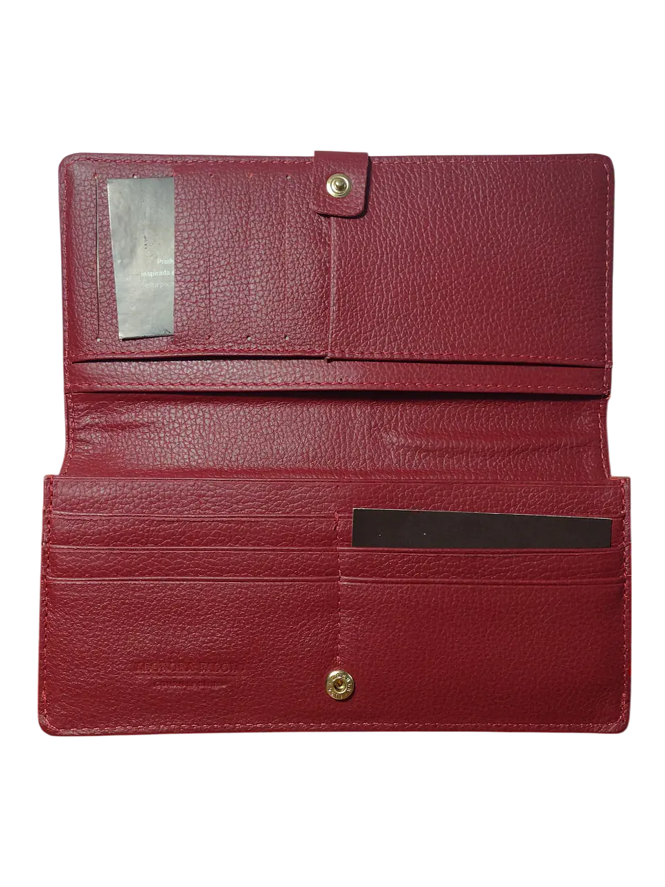 Billetera FASOLO Large Burdeo 2