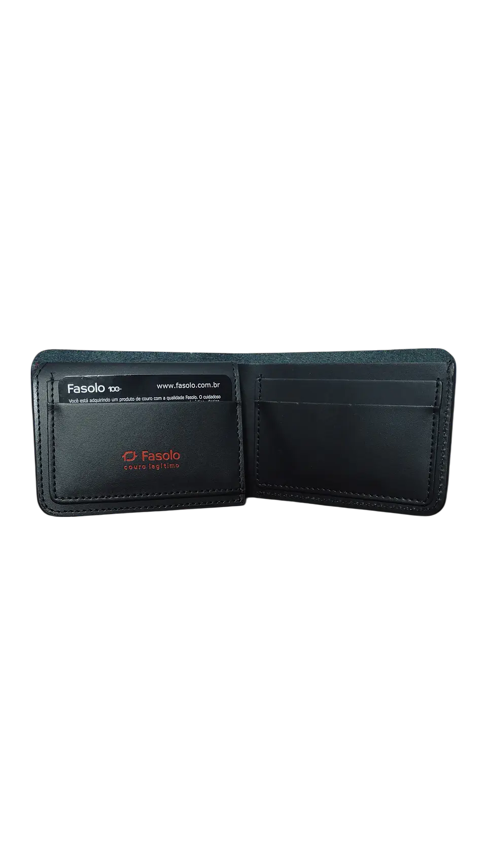Billetera FASOLO Medium Negro/Rojo 2