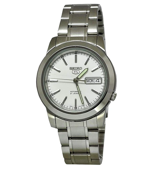 Reloj SEIKO 5 Automático SNKE49K1 Blanco