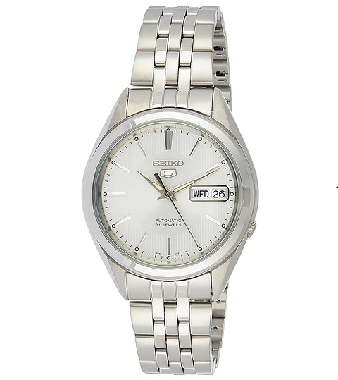 Reloj SEIKO 5 Automático SNKL15K1 Blanco