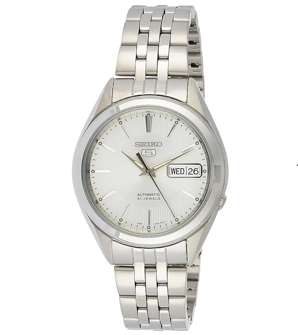 Reloj SEIKO 5 Automático SNKL15K1 Blanco 1