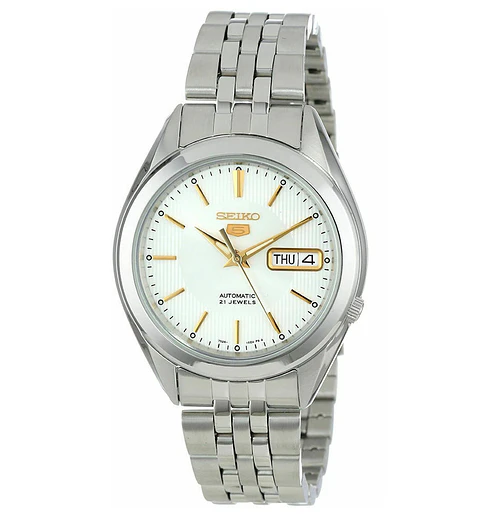 Reloj SEIKO 5 Automático SNKL17K1 Blanco