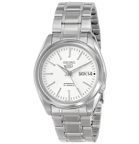 Reloj SEIKO 5 Automático SNKL41K1 Blanco