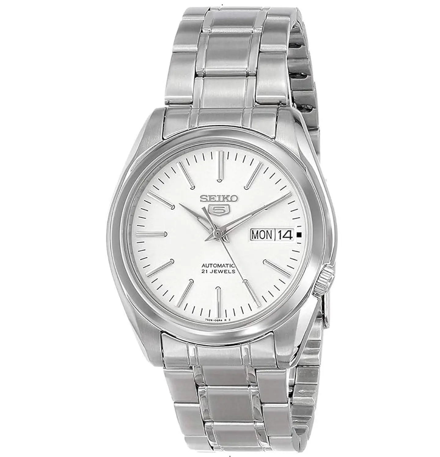 Reloj SEIKO 5 Automático SNKL41K1 Blanco 1