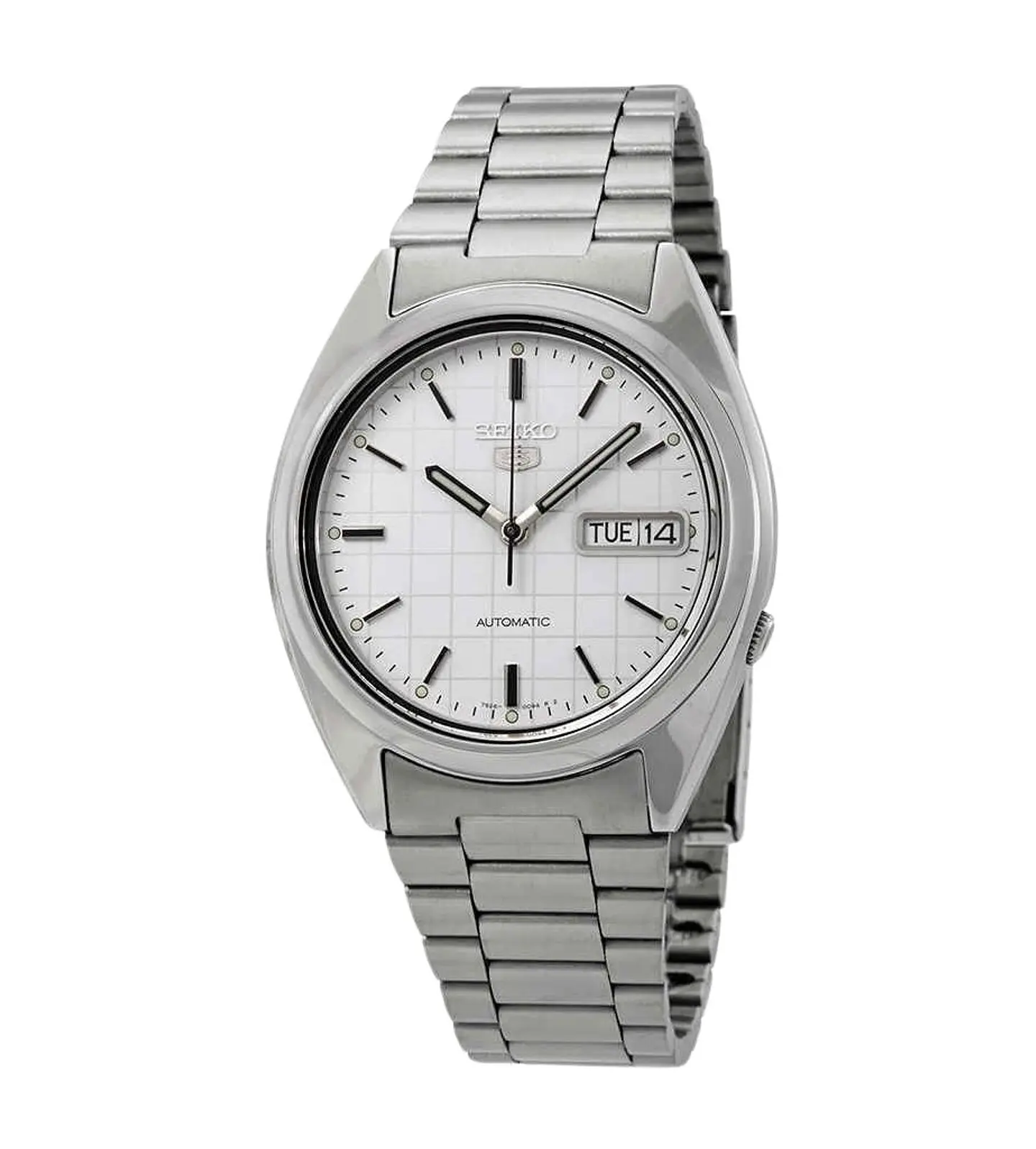 Reloj SEIKO 5 Automático SNXF05K Blanco 1