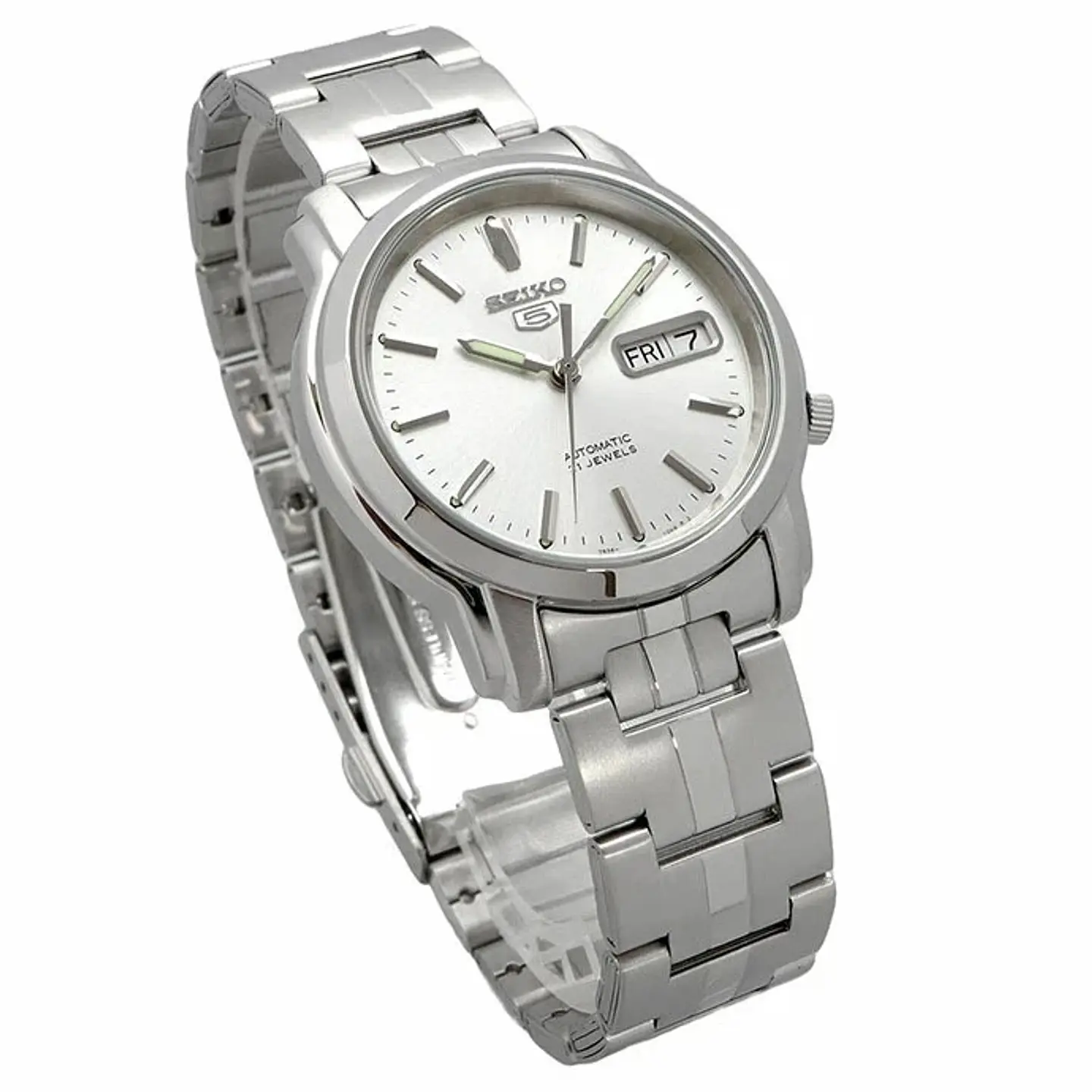 Reloj SEIKO 5 Automático SNKK65K1 Plateado 3