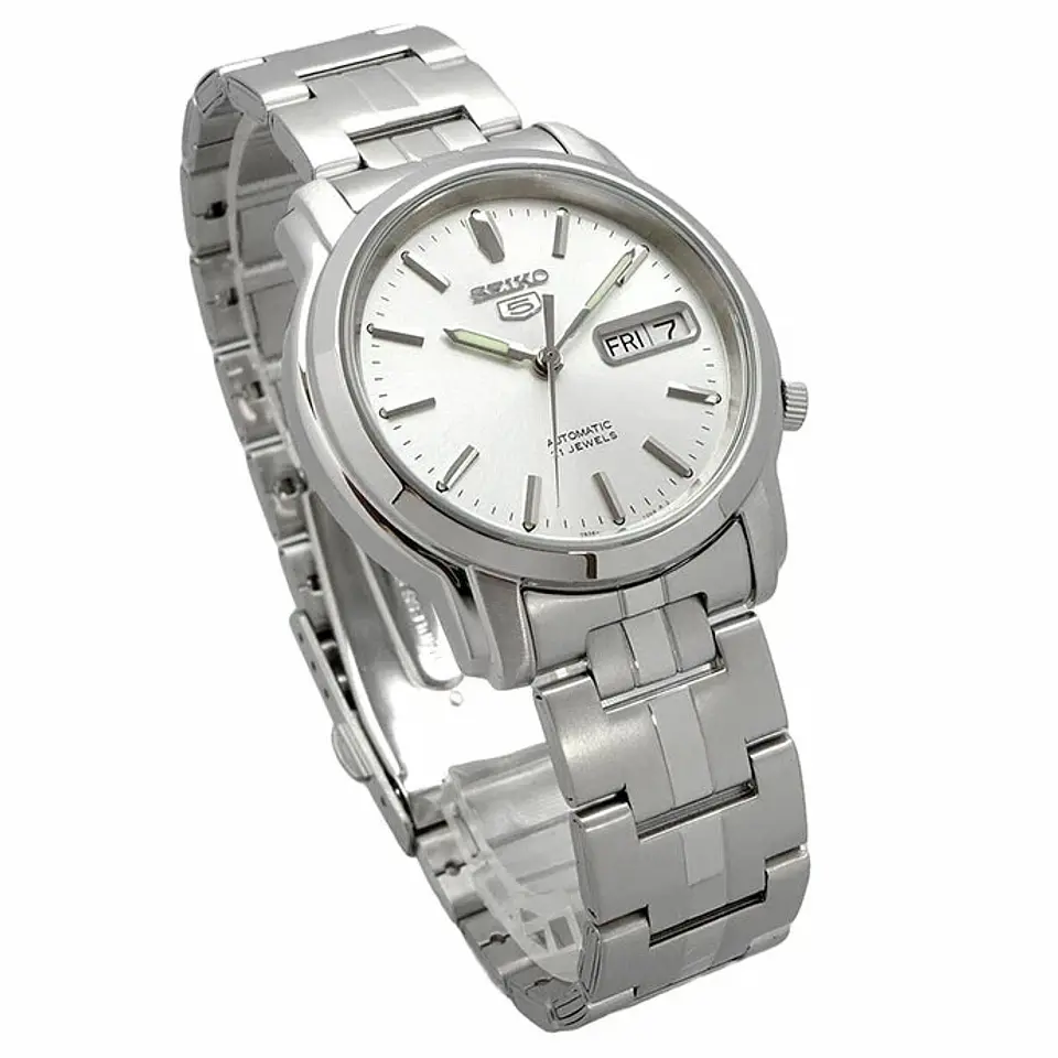 Reloj SEIKO 5 Automático SNKK65K1 Plateado 3