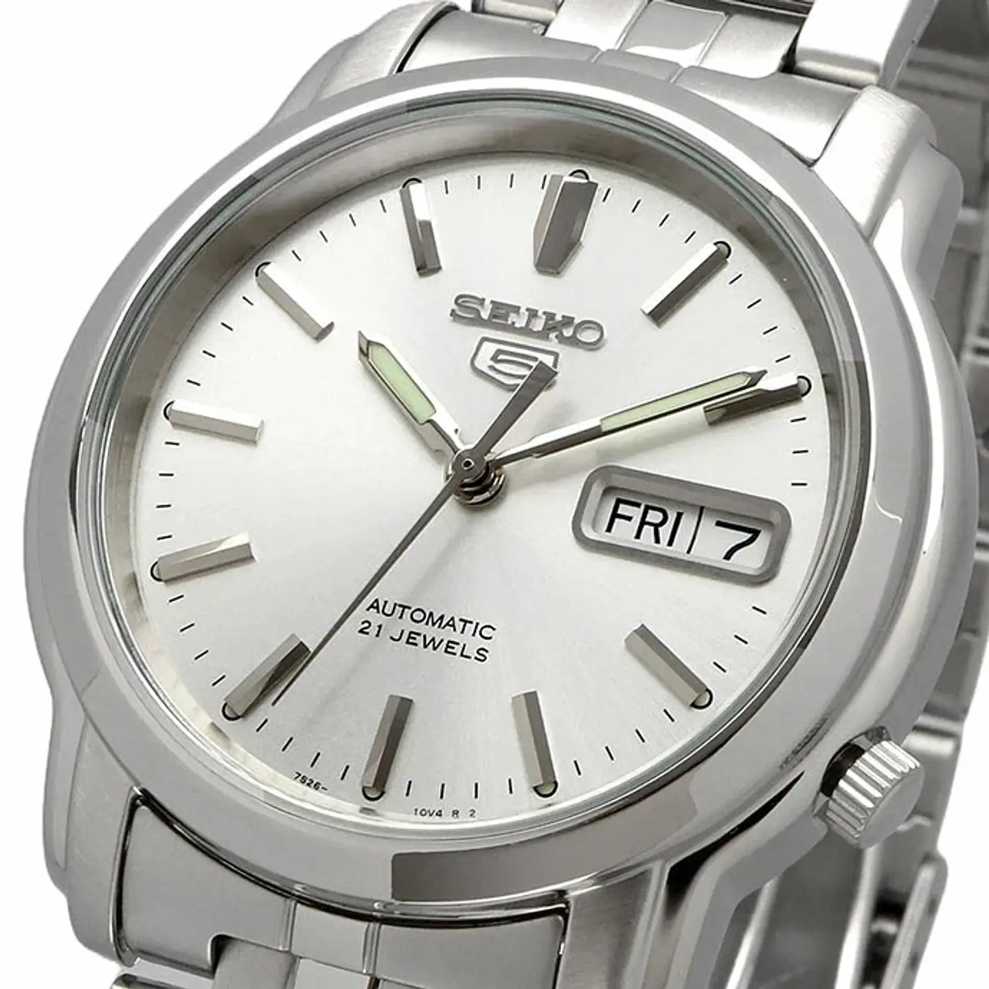 Reloj SEIKO 5 Automático SNKK65K1 Plateado 2