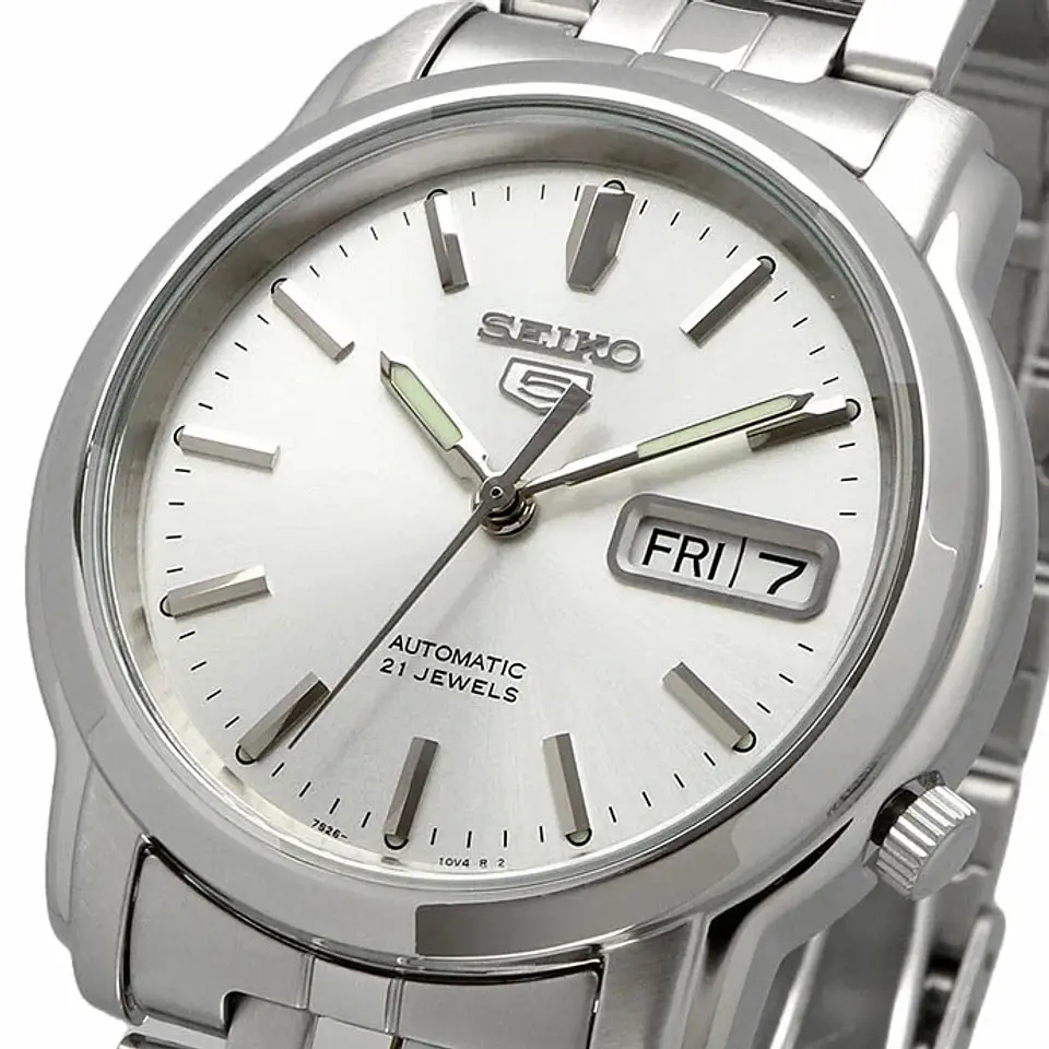 Reloj SEIKO 5 Automático SNKK65K1 Plateado 2
