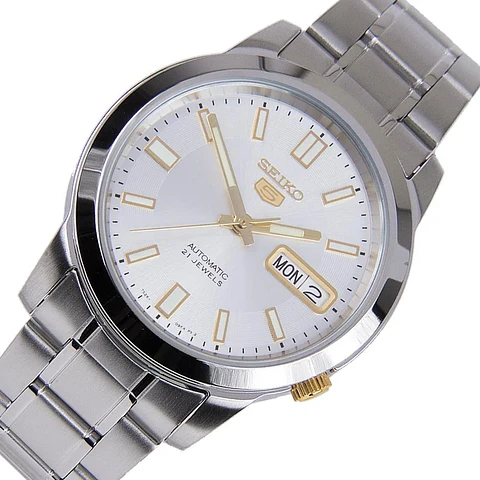 Reloj SEIKO 5 Automático SNKK09K1 Plateado