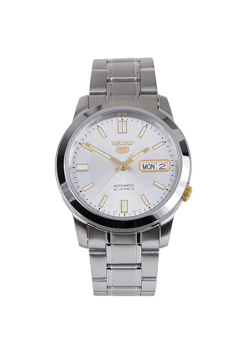 Reloj SEIKO 5 Automático SNKK09K1 Plateado