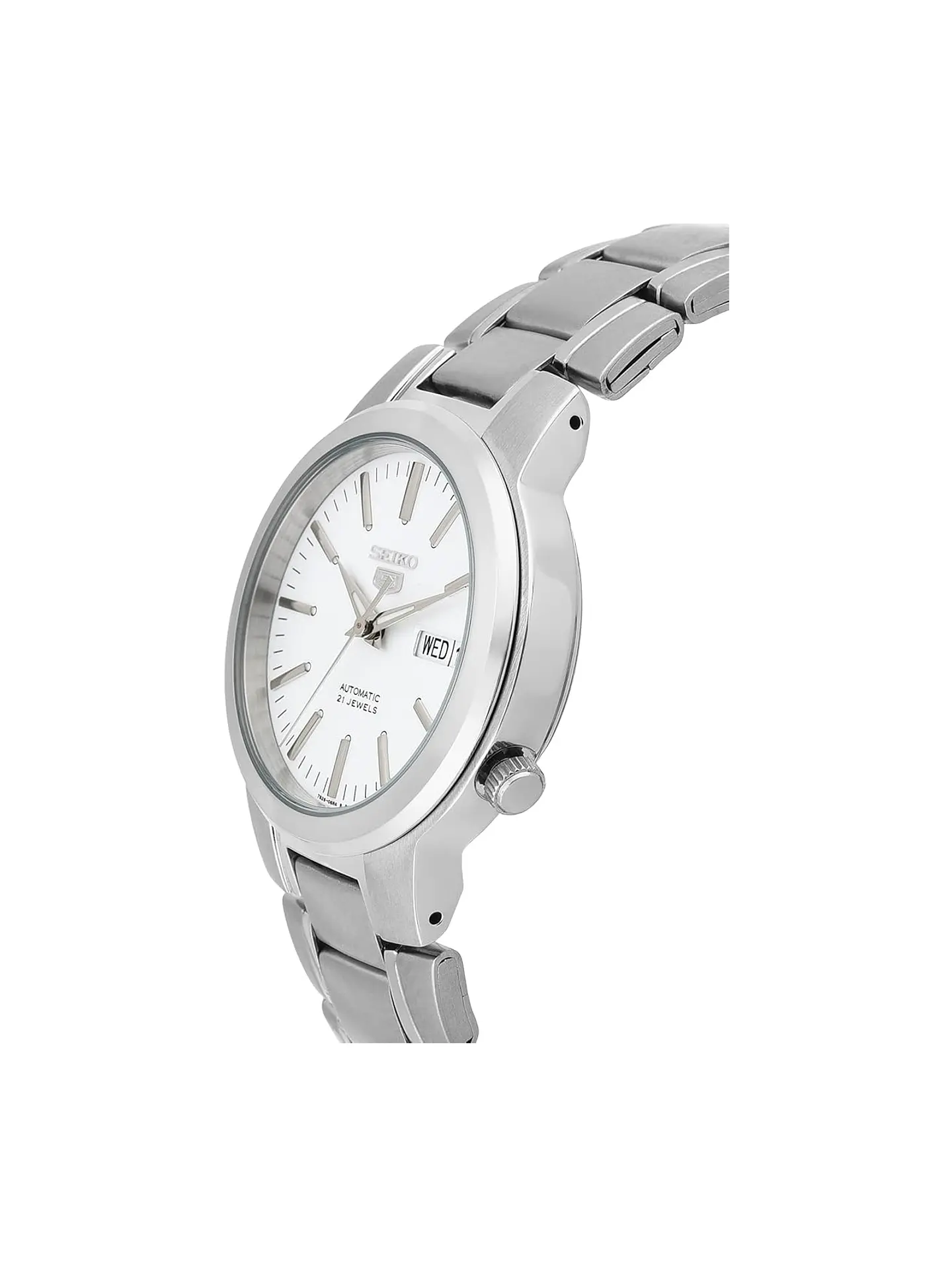 Reloj SEIKO 5 Automático SNKA01K1 Blanco 2