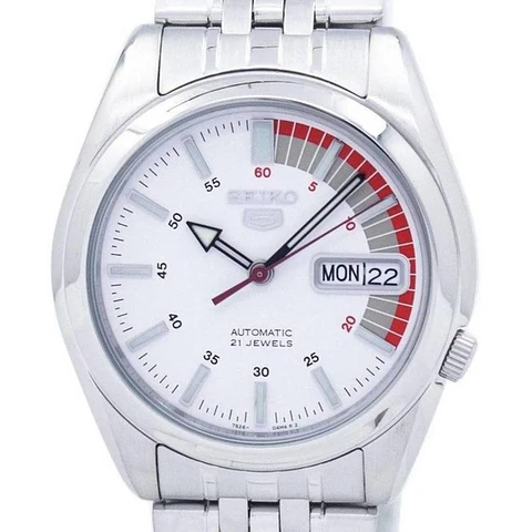 Reloj SEIKO 5 Automático SNK369K1 Blanco