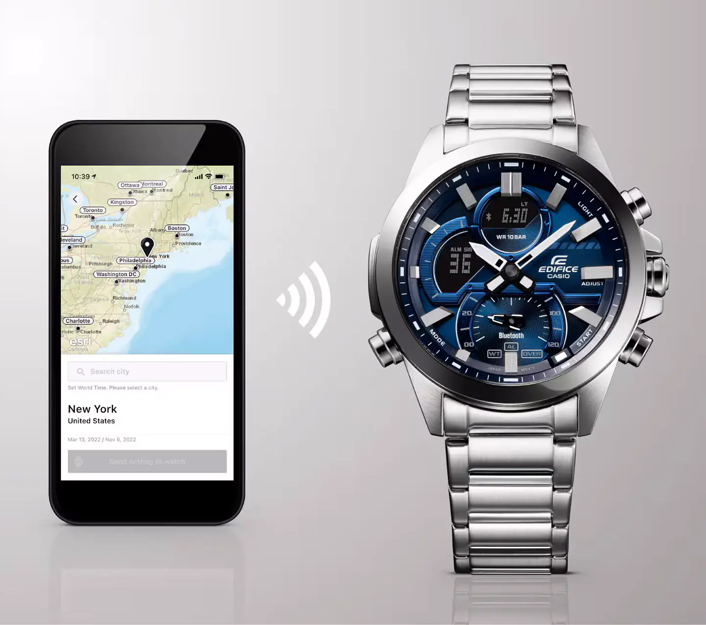 Reloj EDIFICE ECB-30D-2A 4