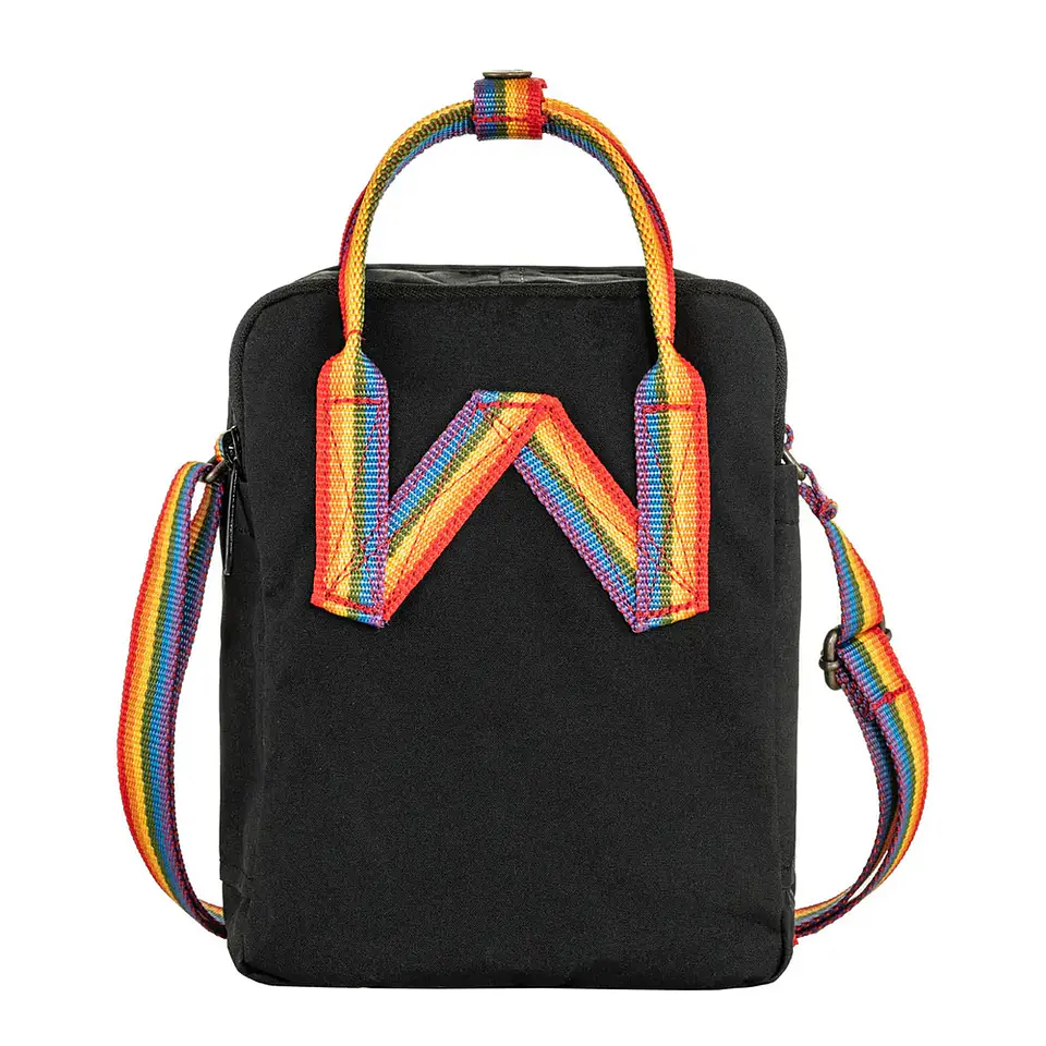 Mochila FJALLRAVEN Kanken Mini Black - Rainbow Pattern 3