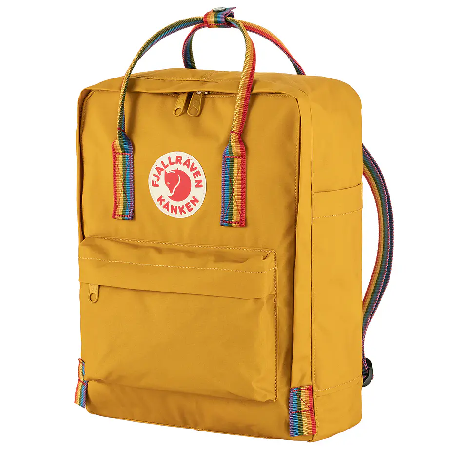 Mochila FJALLRAVEN Kanken Classic Ochre - Rainbow Pattern 2
