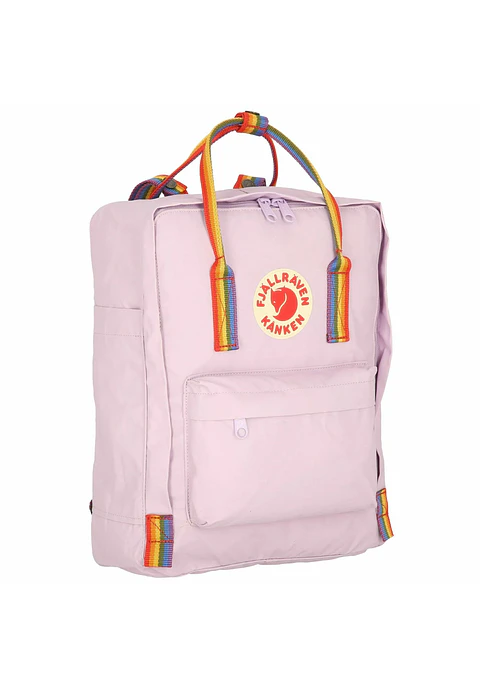 Mochila FJALLRAVEN Kanken Classic Pastel Lavender - Rainbow Pattern