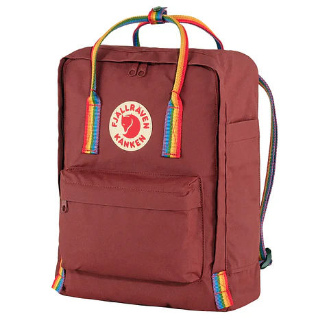 Mochila FJALLRAVEN Kanken Classic Ox Red - Rainbow Pattern