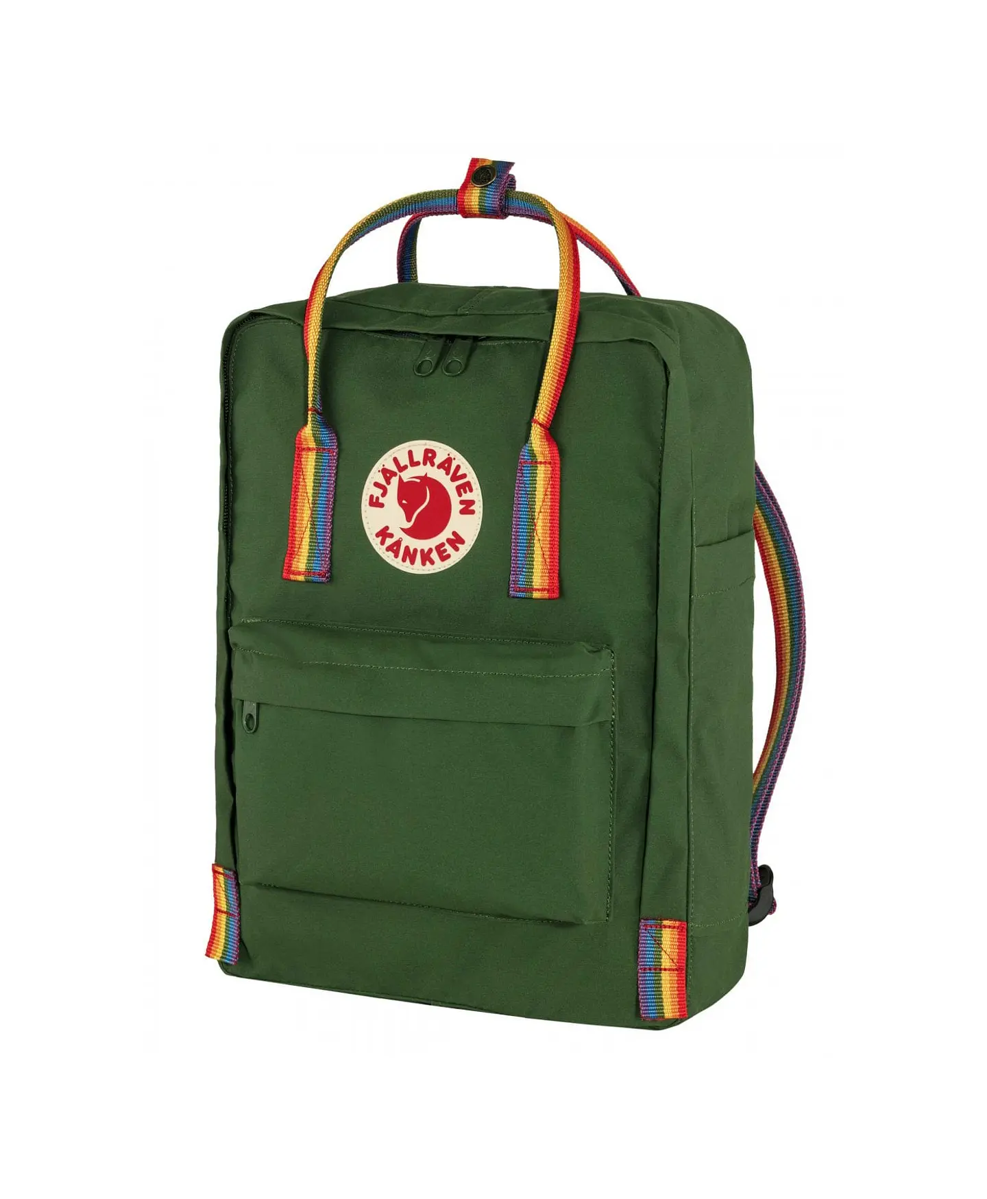 Mochila FJALLRAVEN Kanken Classic Spruce Green - Rainbow Pattern 2