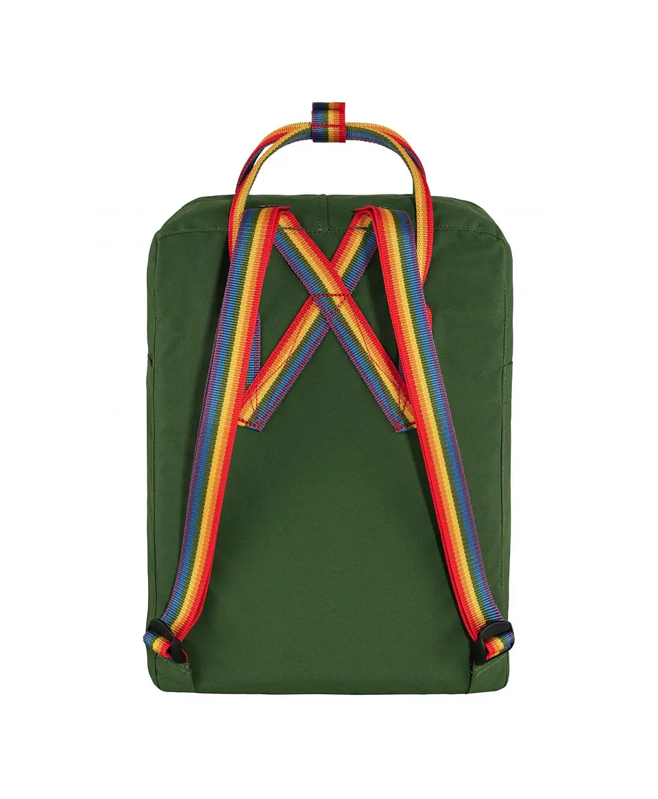 Mochila FJALLRAVEN Kanken Classic Spruce Green - Rainbow Pattern 3