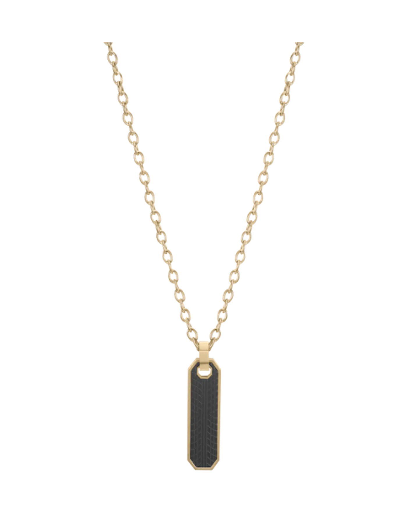 Collar CAT Placa Tread Gold/Black 1