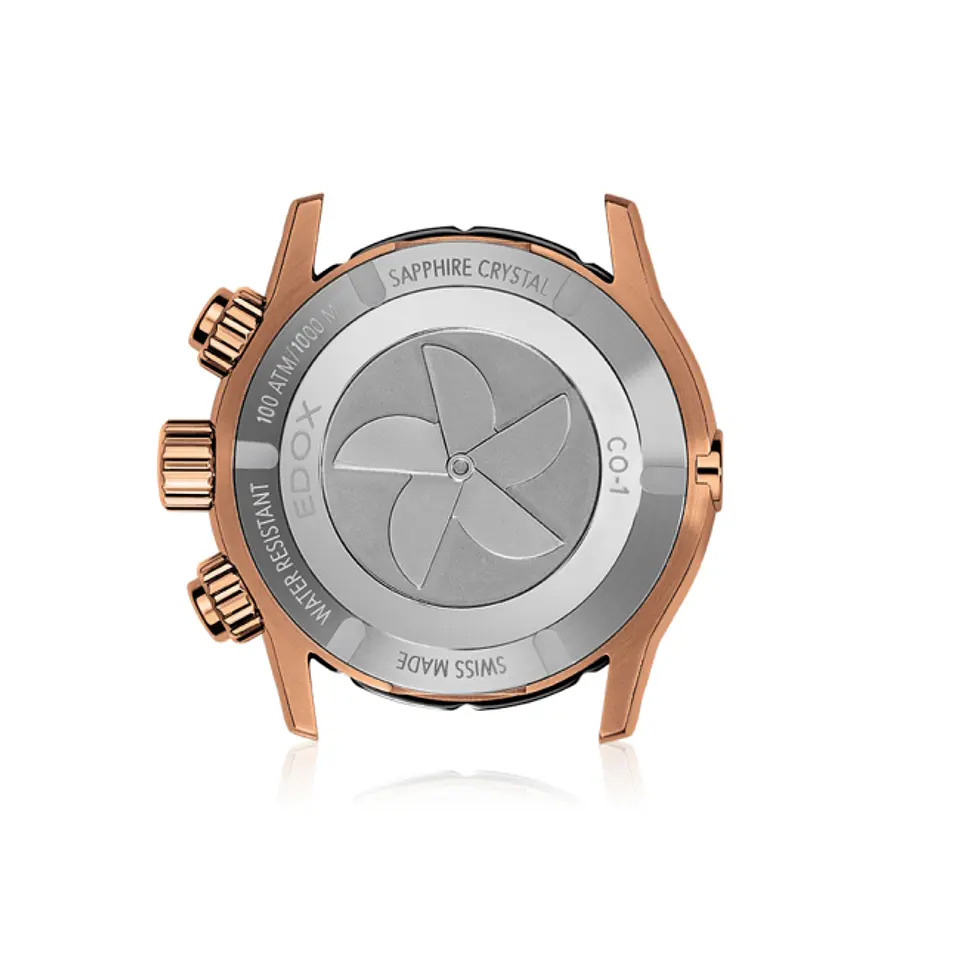Reloj EDOX CO-1 Chronograph Gold Rose 2