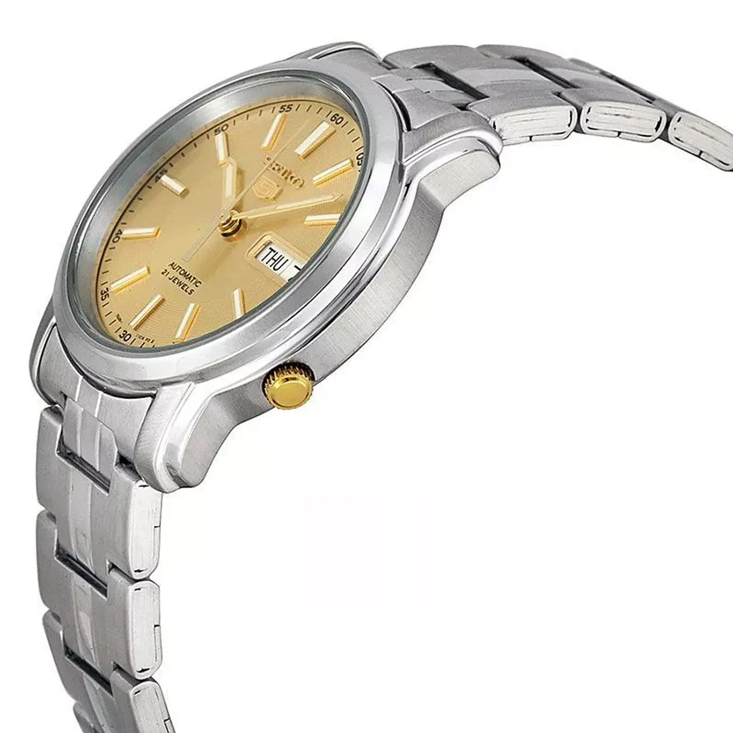 Reloj SEIKO 5 Automático SNKL81K1 Dorado 3