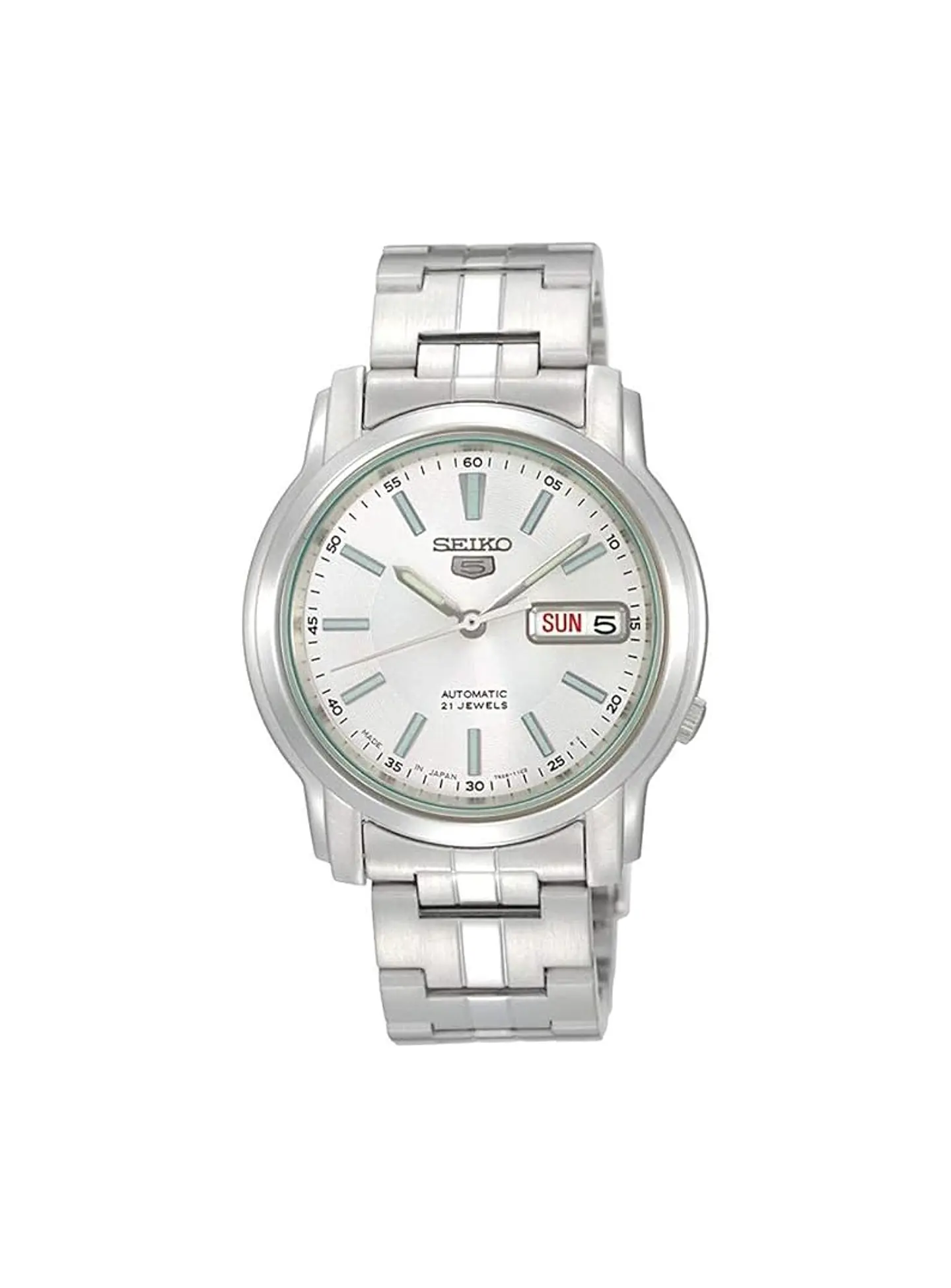 Reloj SEIKO 5 Automático SNKL75K1 Blanco 1