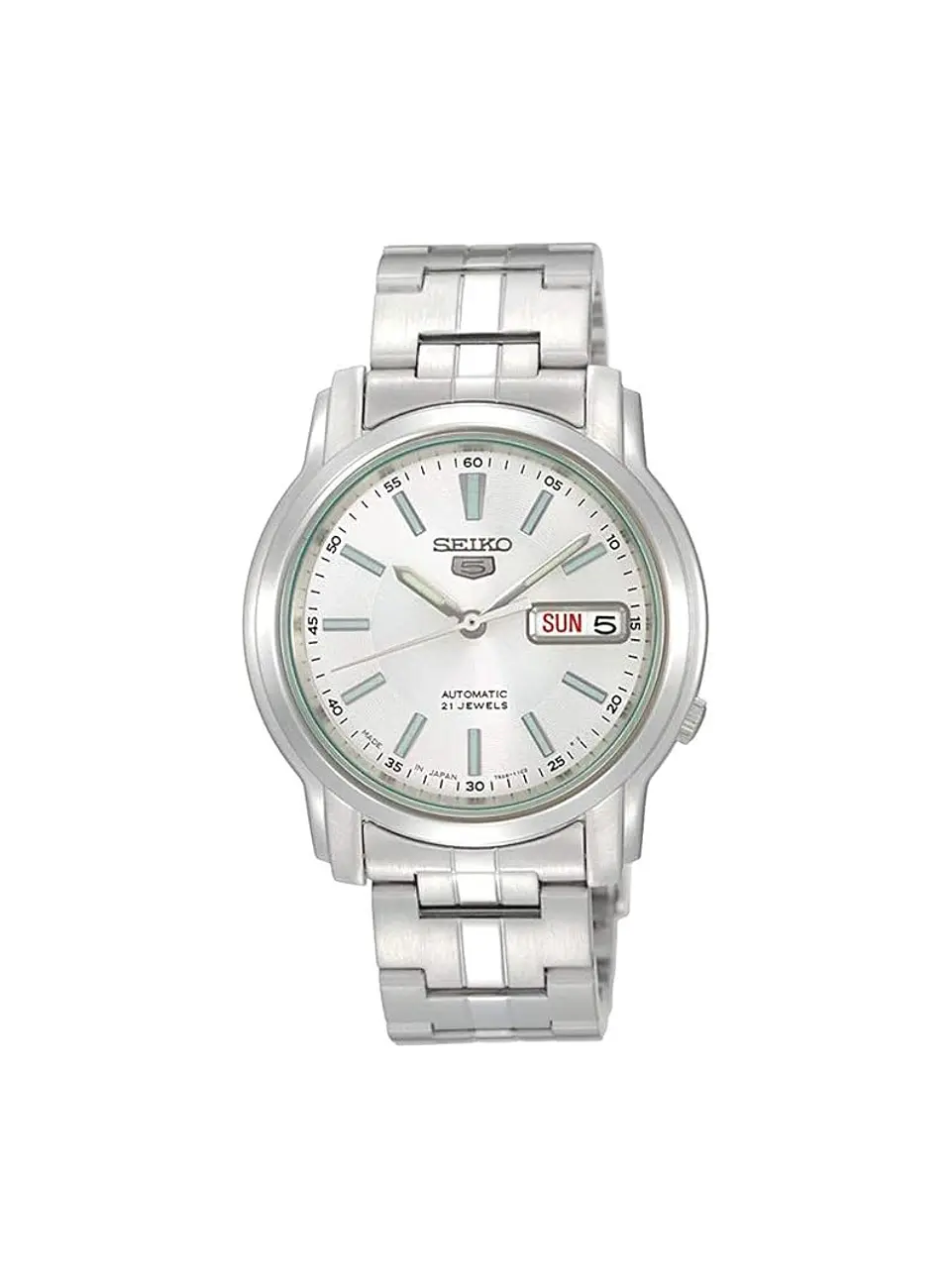 Reloj SEIKO 5 Automático SNKL75K1 Blanco 1