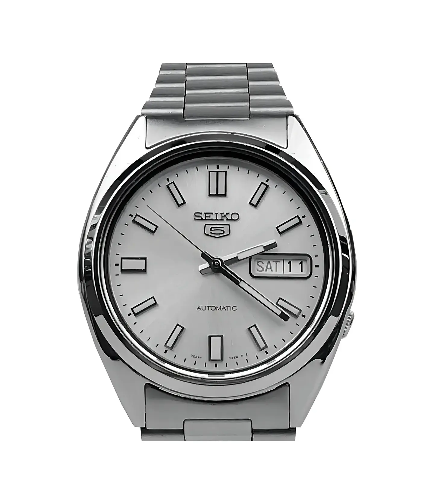 Reloj SEIKO 5 Automático SNXS73K Plateado 2