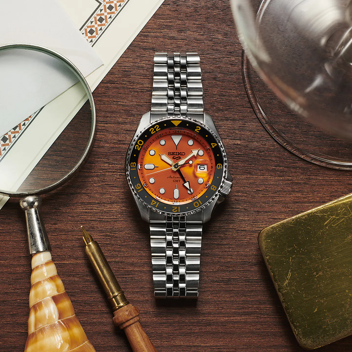 Reloj SEIKO 5 Sports GMT Automatic SSK005K1 4